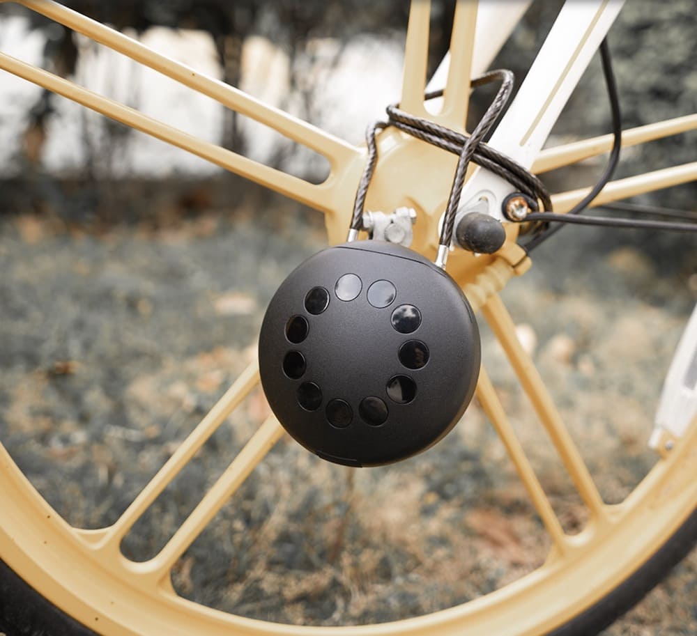 قفل دراجة مع صندوق أمان رئيسي