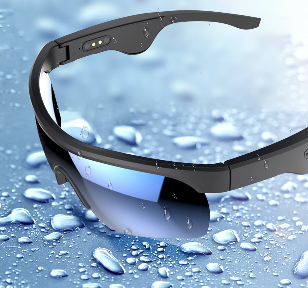 نظارات شمسية للرياضة السمعية والنظارات الشمسية مقاومة للماء بلوتوث الصوت