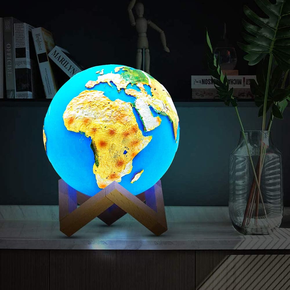 ضوء الكرة الأرضية - مصباح ليلي على شكل الأرض
