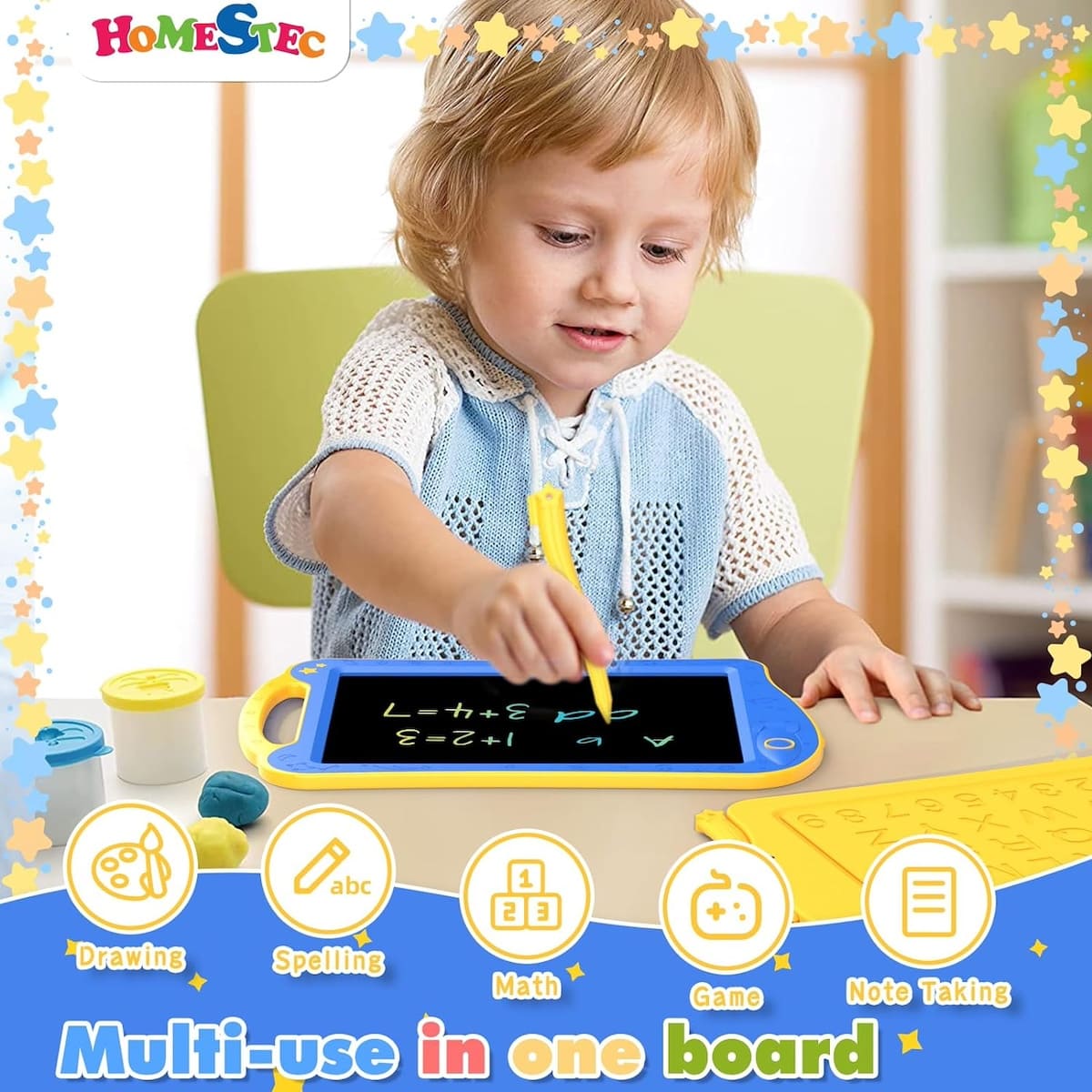 تابلت سحري للرسم مزود بشاشة LCD للأطفال الصغار