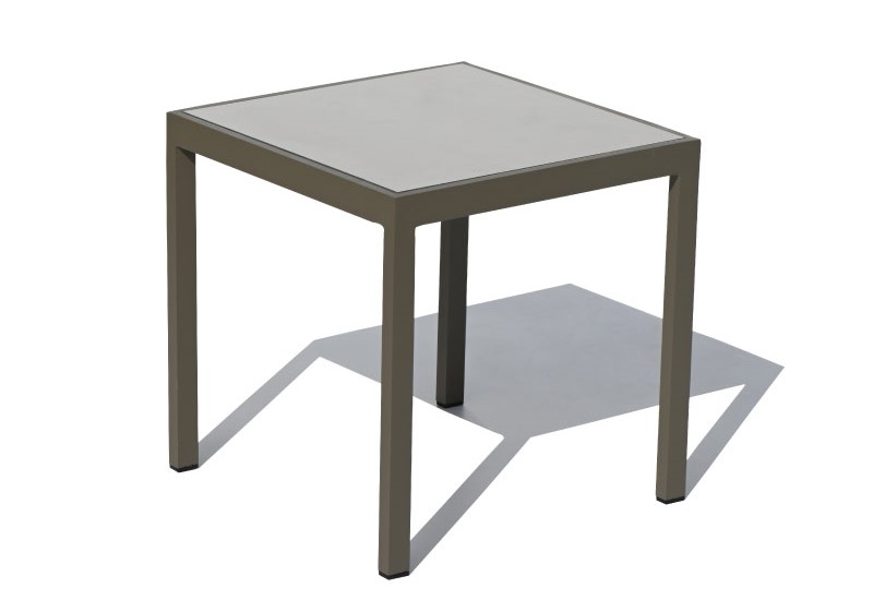 طاولة فناء صغيرة مصنوعة من الألومنيوم بتصميم بسيط من Luxurio Damian