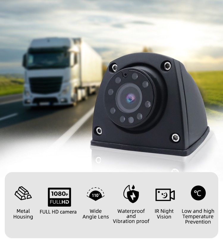 كاميرا جانبية للسيارة FULL HD AHD + IR للرؤية الليلية و IP69K