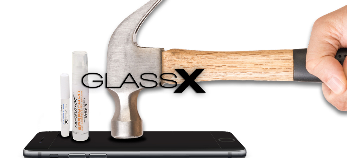 حماية غير مرئية لهاتف Smartphone GlassX