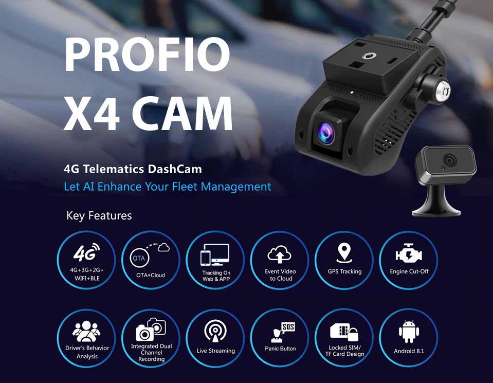 كاميرات السيارة السحابية Profio X4