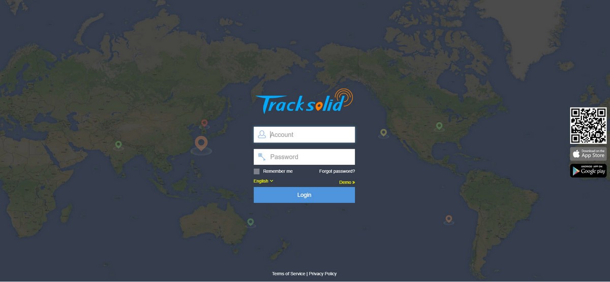 تتبع نظام تحديد المواقع - تطبيق Tracksolid