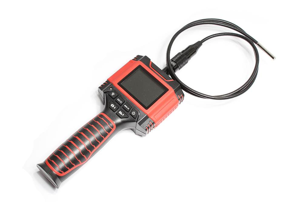 borescope مع شاشة LCD على بطاقات microSD