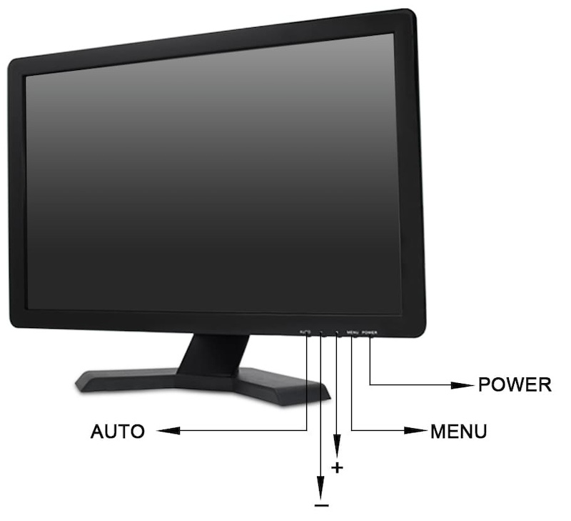 شاشة bnc مقاس 19 بوصة، شاشة Active Matrix TFT LCD