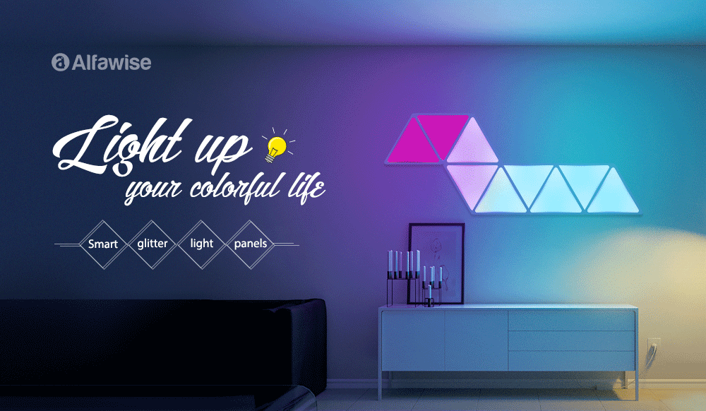 لوحات الحائط LED - مثلث