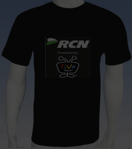قميص led مخصص rcn