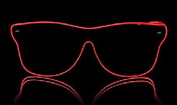 النظارات الشمسية الحمراء
