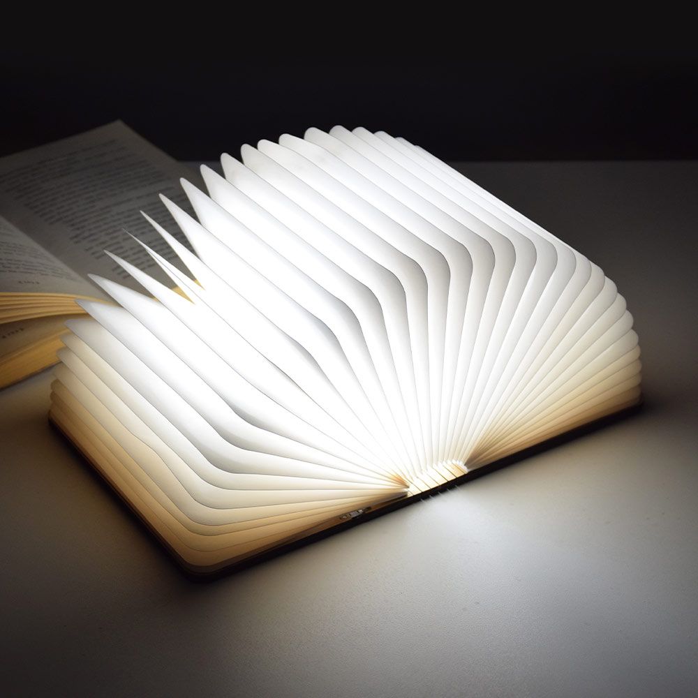 كتاب LED - مصباح على شكل كتاب قابل للطي