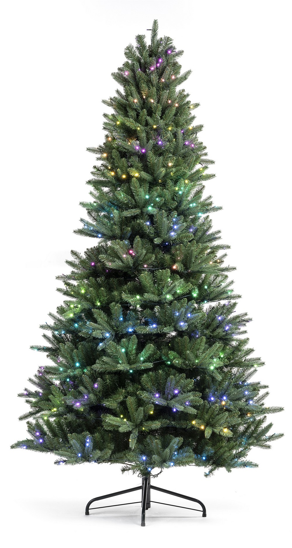 شجرة عيد الميلاد مع أضواء ذكية