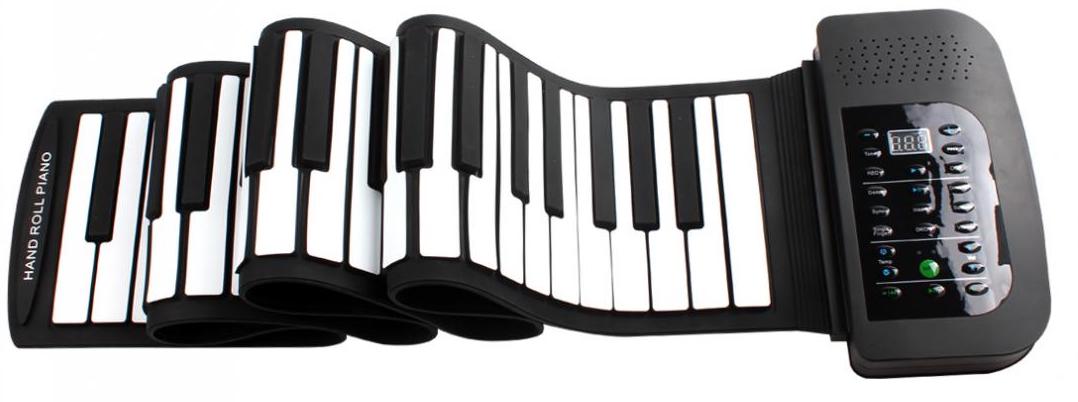 لوحة مفاتيح البيانو المحمولة نشمر البيانو
