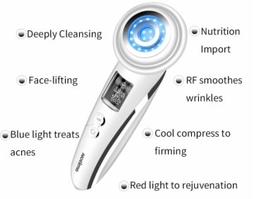 جهاز لتجديد شباب الجلد يعتمد على RF و LED Light