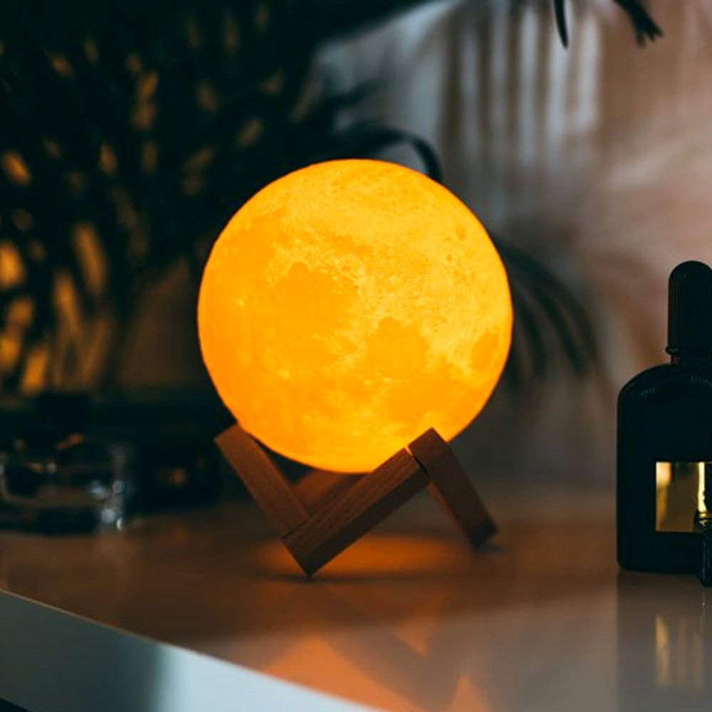3D القمر - مصباح لمس غرفة النوم